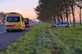 Ongeval op A7, auto total loss