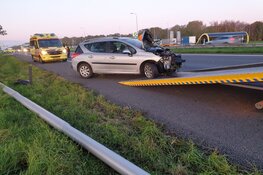 Ongeval op A7, auto total loss