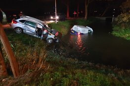 Auto te water na ongeval in Middenbeemster