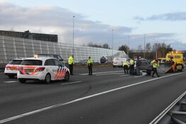 Ongeluk vlak voor Knooppunt Zaandam
