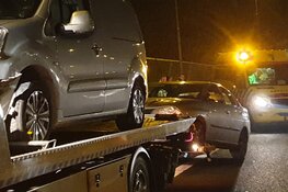 Aanhouding na botsing op A7
