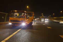 Aanhouding na botsing op A7