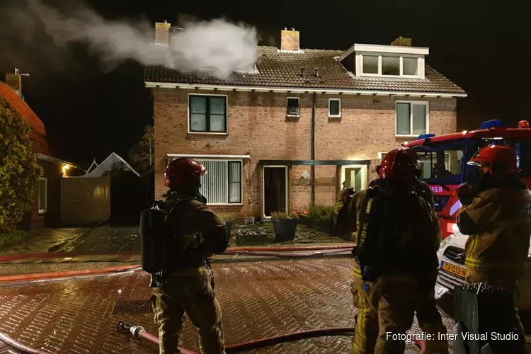 Brand in woning