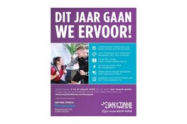 Een maand lang gratis sporten bij Anytime Fitness!