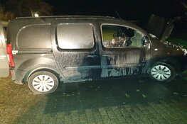 Bestelbus in brand in Purmerend