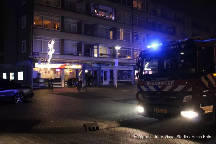 Shoarma vat vlam in grillroom Purmerend