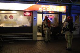 Shoarma vat vlam in grillroom Purmerend