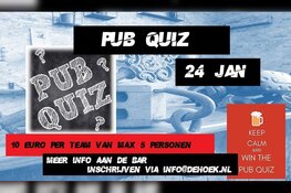 Eerste Pub Quiz op De Hoek van 2020