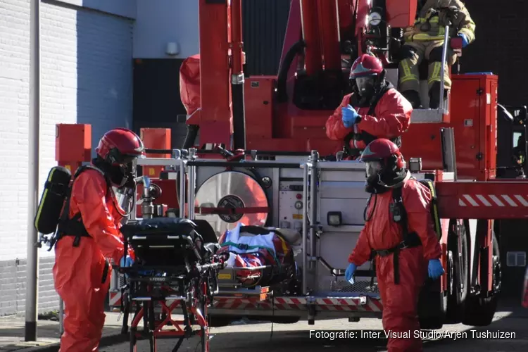 Persoon onderuit op Wormerplein