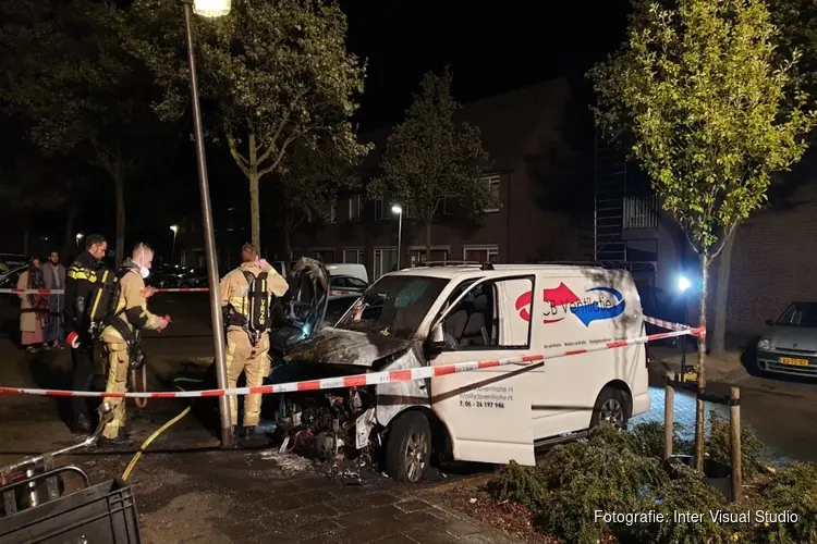 Auto&#39;s in brand in Purmerend