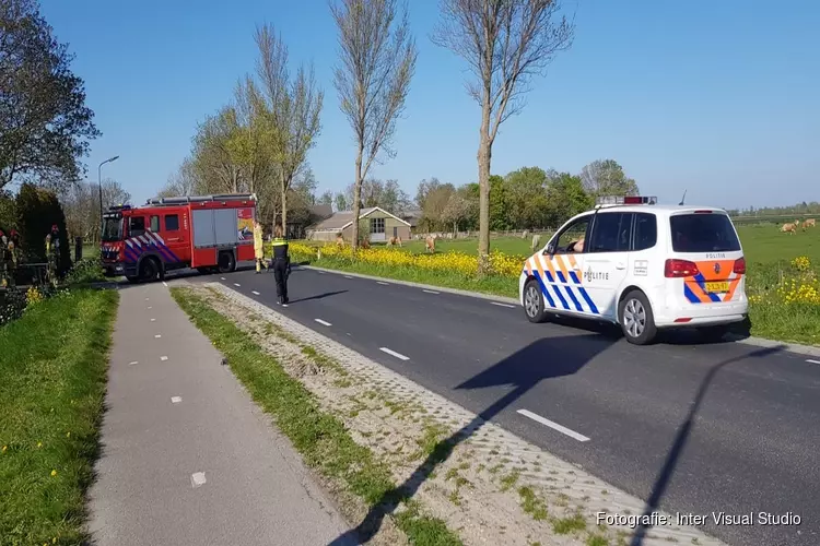 Brand bij boerderij Noordbeemster