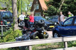 Quad-bestuurder gewond in Zuidoostbeemster