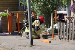 Gaslek in straat Purmerend