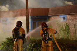 Grote brand in voormalig wijkcentrum