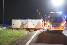 A7 urenlang afgesloten na dodelijk ongeval bij Wijdewormer