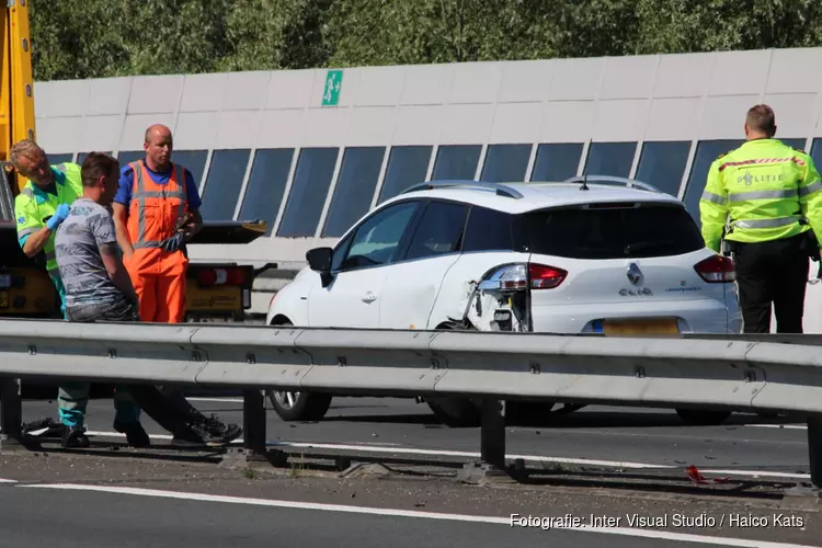 Ongeval op A7: vier auto&#39;s tegen elkaar