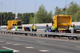 Ongeval op A7: vier auto&#39;s tegen elkaar