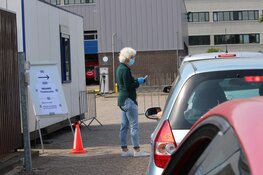 File voor coronateststraat