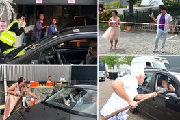 Cultuurhuis Wherelant sluit seizoen Theatergroep Flexibel af met een vrolijke Zuster Klivia Drive-in