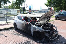 Auto in brand in Purmerend