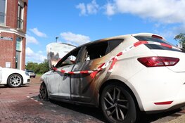 Auto in brand in Purmerend