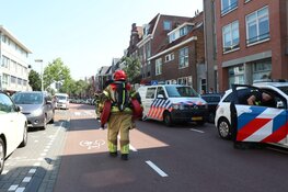 Felle brand op dakterras van woning in centrum Purmerend snel onder controle