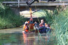 Brandweer uren bezig met paard te water