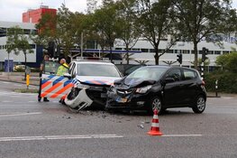 Politie voertuig betrokken bij ongeval Purmerend