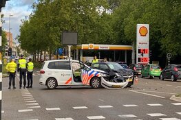 Politie voertuig betrokken bij ongeval Purmerend