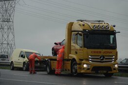 Auto&#39;s botsen op A7 bij Wormerveer, twee ambulances ter plaatse