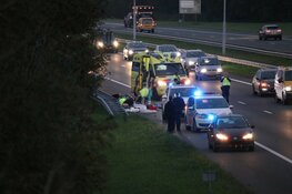 Traumaheli op snelweg A7: motorrijder naar ziekenhuis