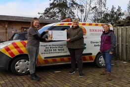Dierenarts Purmerend doneert aan de Bonte Piet en Dierenambulance Purmerend