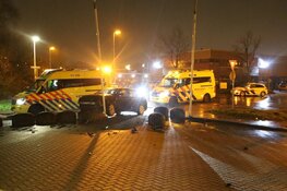 Harde frontale botsing in Purmerend