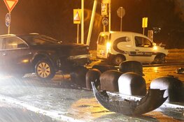 Harde frontale botsing in Purmerend