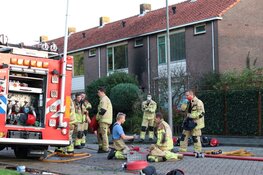 Forse inzet hulpdiensten bij slaapkamerbrand Purmerend
