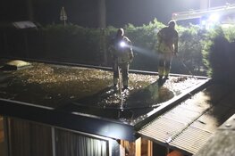 Zinkende woonboot in Zuidoostbeemster