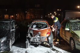 Auto in brand in Purmerend