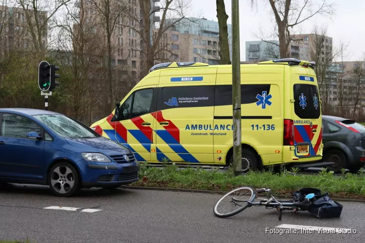 Fietser geschept in Purmerend