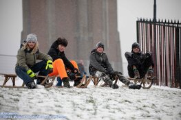 Winterse zondag in beeld
