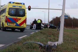 Automobilist gewond bij eenzijdig ongeval in Purmerend
