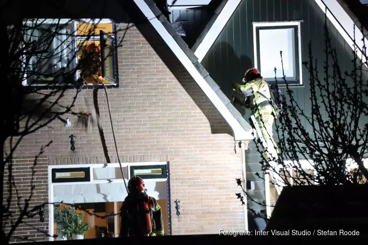Brand in woning Middenbeemster