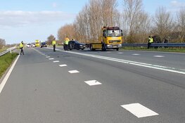 Veel schade bij ongeval op N244 nabij Middenbeemster