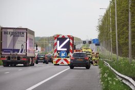 Bestuurder gewond bij ongeval op de A7 ter hoogte van Middenbeemster
