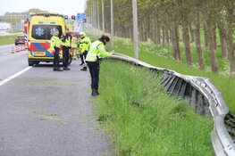Bestuurder gewond bij ongeval op de A7 ter hoogte van Middenbeemster