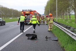 Bestuurder gewond bij ongeval op de A7 ter hoogte van Middenbeemster