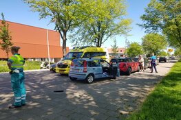 Botsing tussen drie auto's in Purmerend