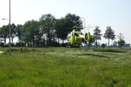 Auto gecrasht op afrit A7