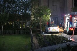 Brand in schuur bij watertoren Kwadijk