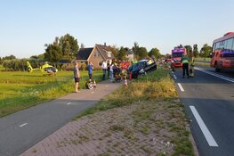 Meerdere gewonden bij frontale botsing Ilpendam