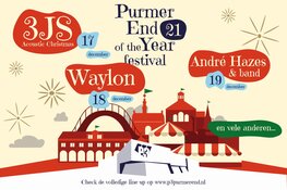 Waylon, André Hazes & Band, 3JS en Bizzey headliners PurmerEND of the Year Festival